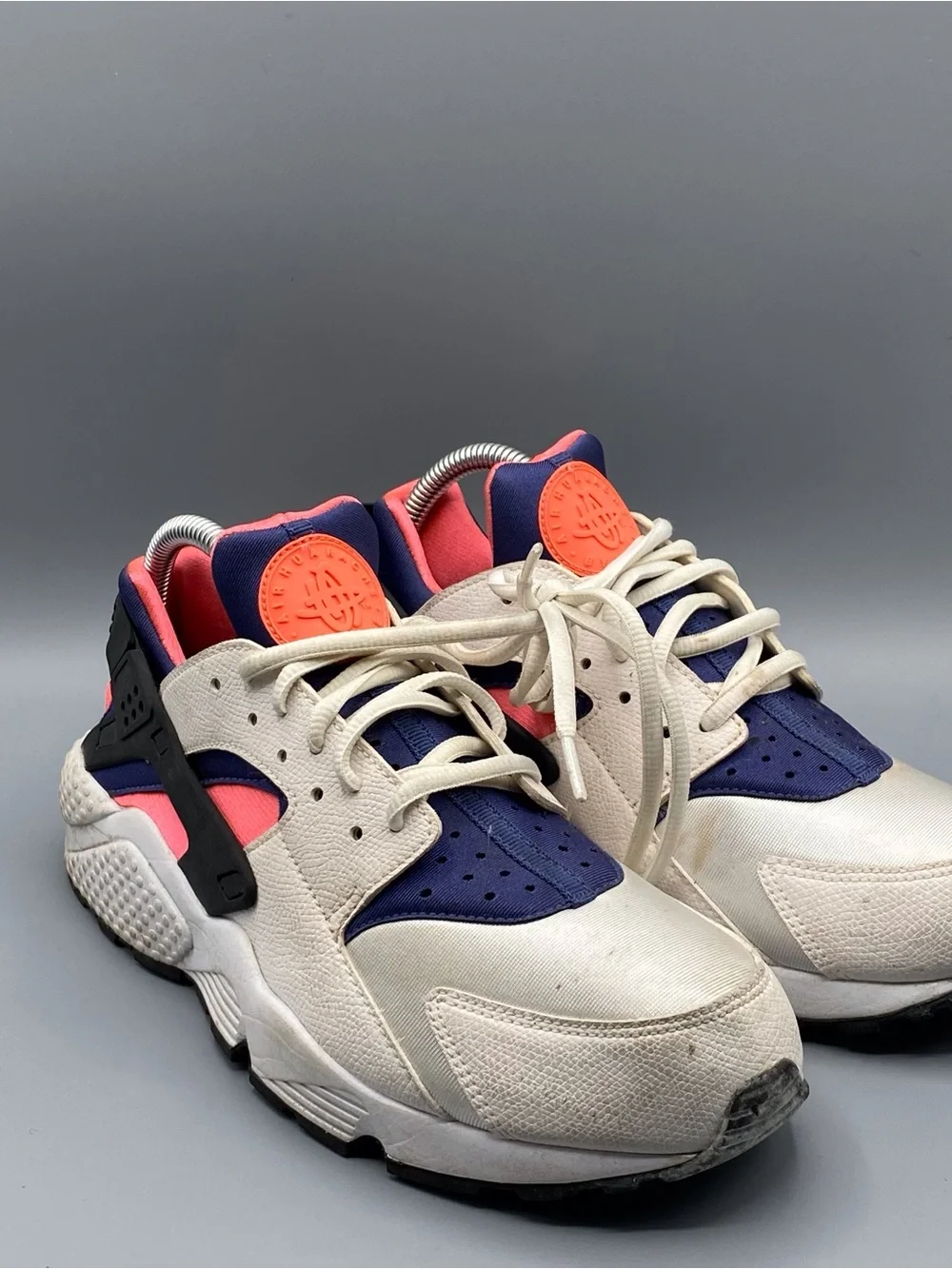 Nike Air Huarache Run White-Hot Lava-Blue Legend White